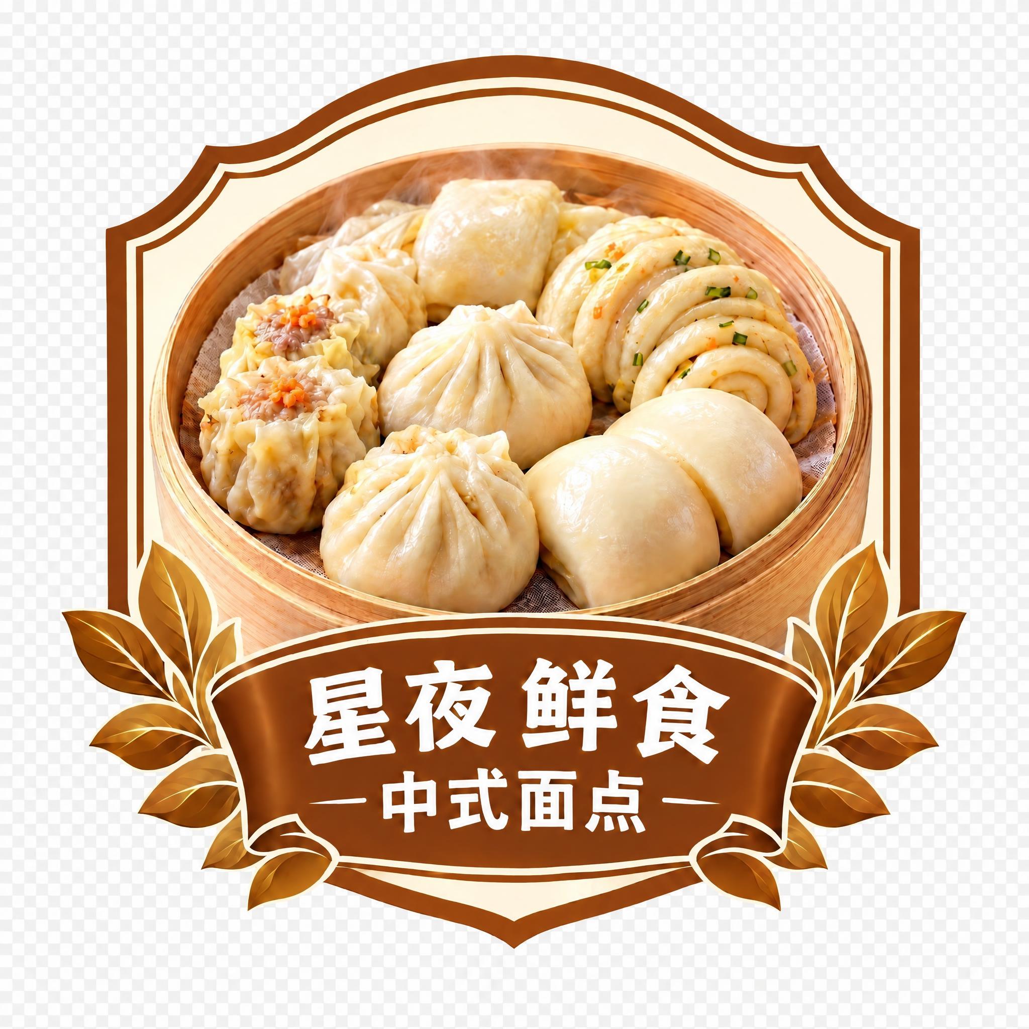 将图片中的文字“星夜中点铺”修改为“星夜鲜食”，保持字体、颜色… - 图片创意预览