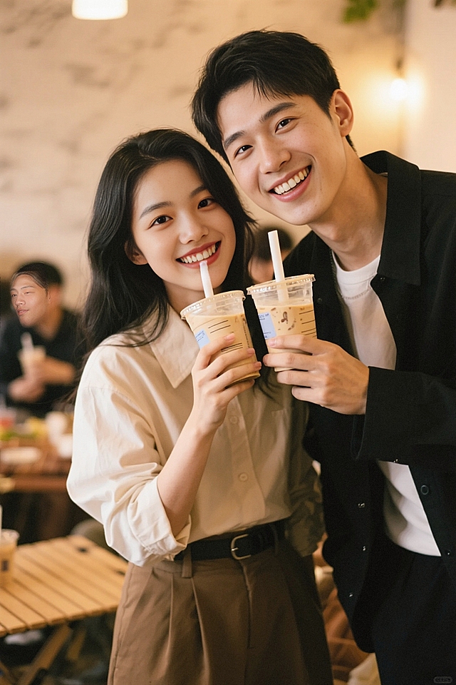 双人写真。异地恋福音！