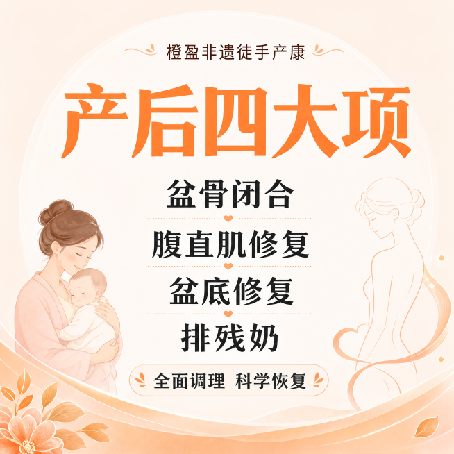 产后四大项头图1：1比例预览效果