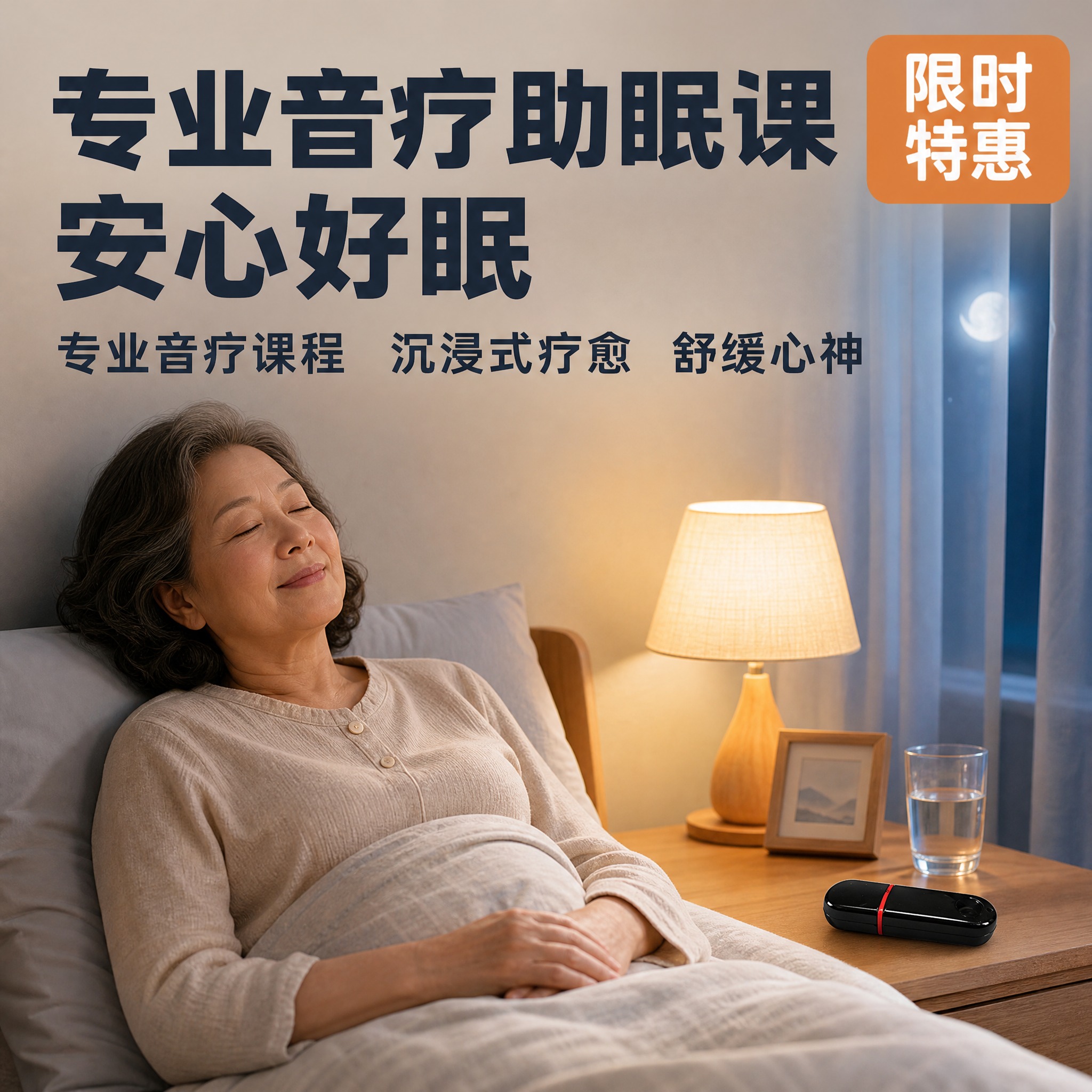 [主图-1] 引流与核心价值展示，让中老年用户一眼看懂这是专业… - 图片创意预览