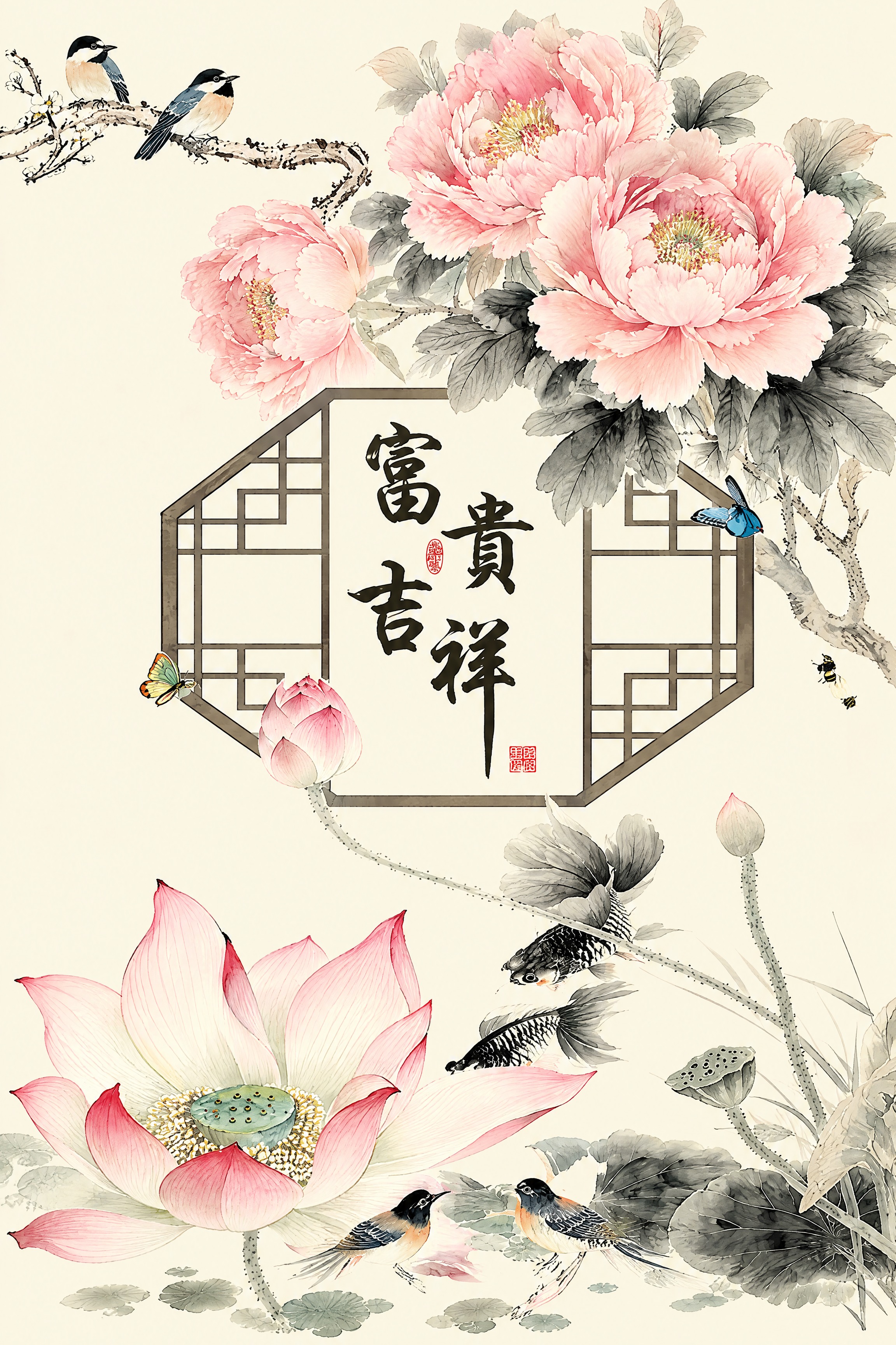 从参考图中提取门帘图案，去除门框、周围家具和环境背景，仅保留门… - 图片创意预览