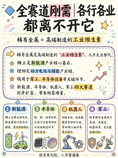 在图片底部添加一行小字：投资有风险，入市需谨慎，保留原图所有内容和手绘风格，保持整体和谐统一预览效果