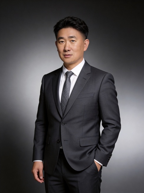 参考图中保留人物脸型、发型、年龄等特征生成防水维修专家形象，高端商务风，标准焦段50mm,f/4光圈(f/2.8-f/4区间),平视视角(镜头与人物视线齐平);人物占画面70%,人物居中(居中构图),预览效果