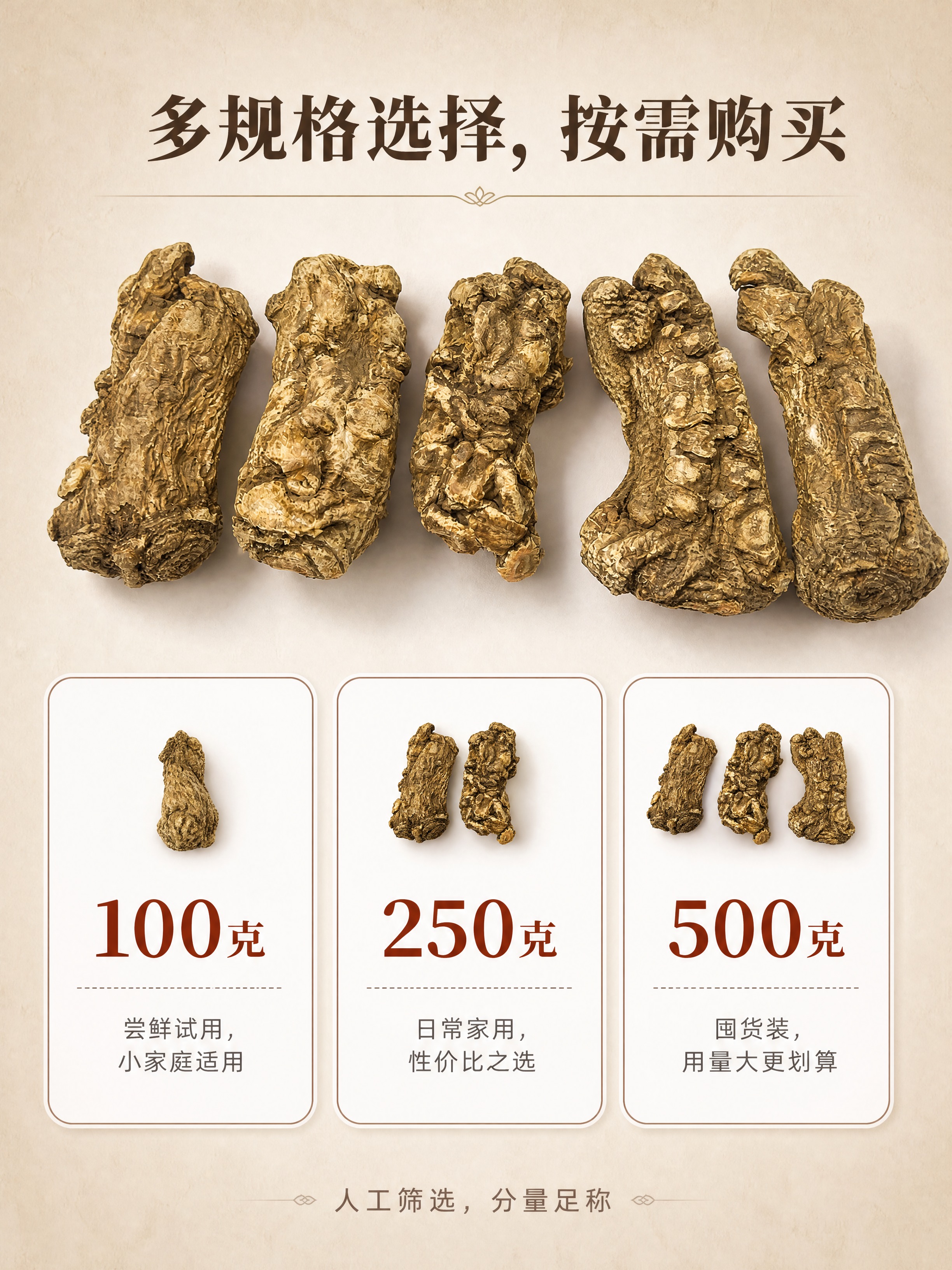 [商品] 使用【图4】精品当归头，5支整支平铺展示；保留当归头… - 图片创意预览