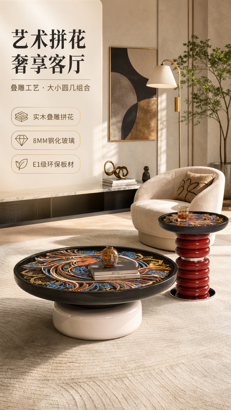 [商品] 使用【图1】DC-8870A大圆几与DC-8870B… - 图片创意预览