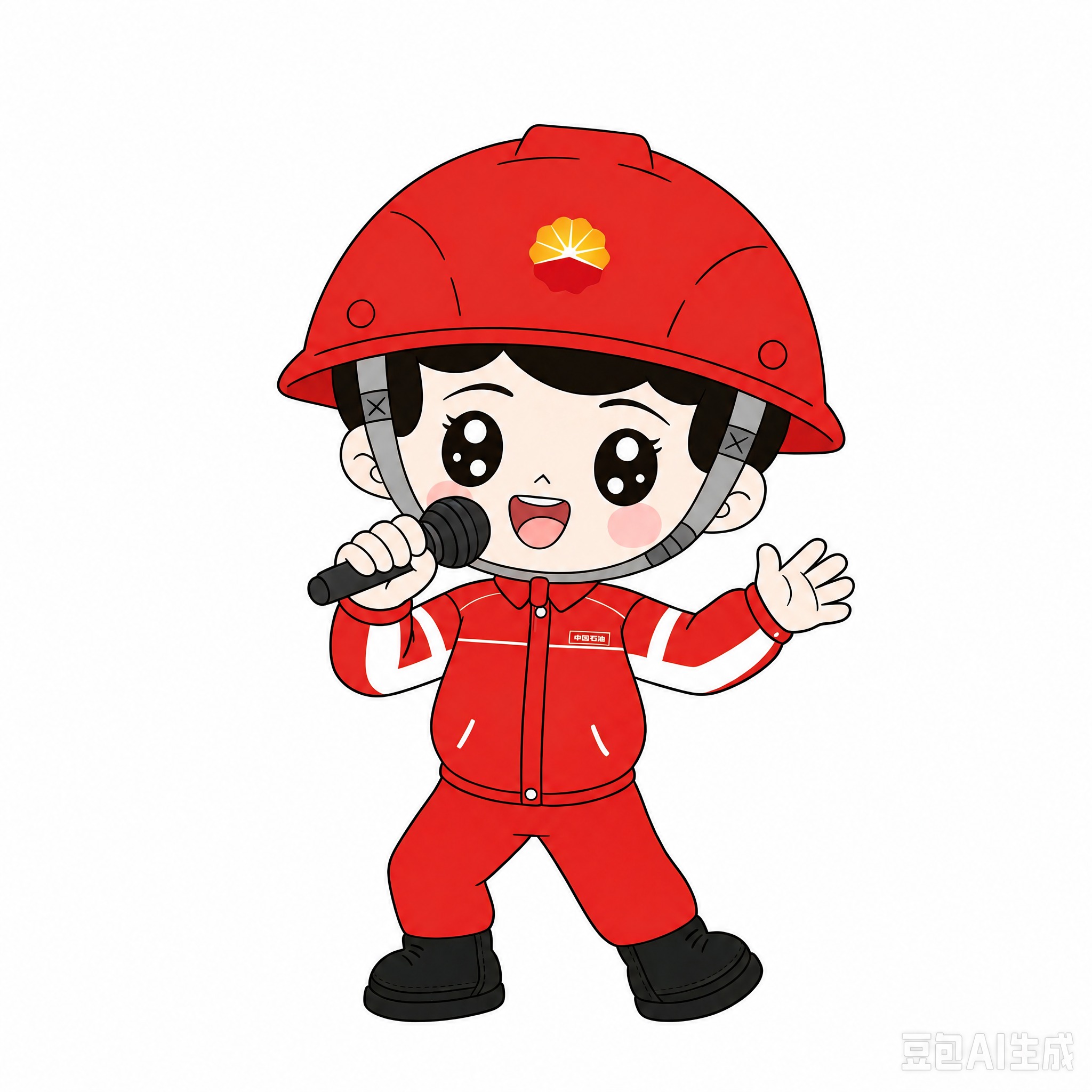 将图中人物右手（拿话筒的手）修改为正常的5个手指，现在只有4个… - 图片创意预览
