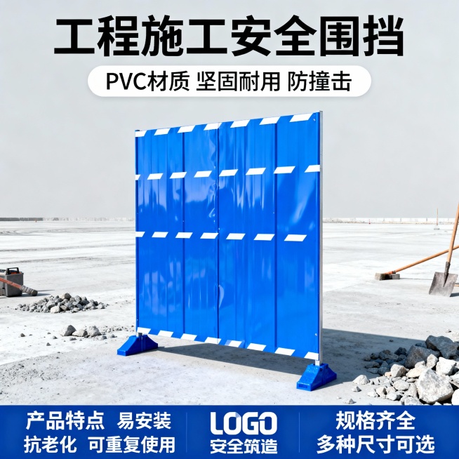 生成PVC围挡电商主图预览效果
