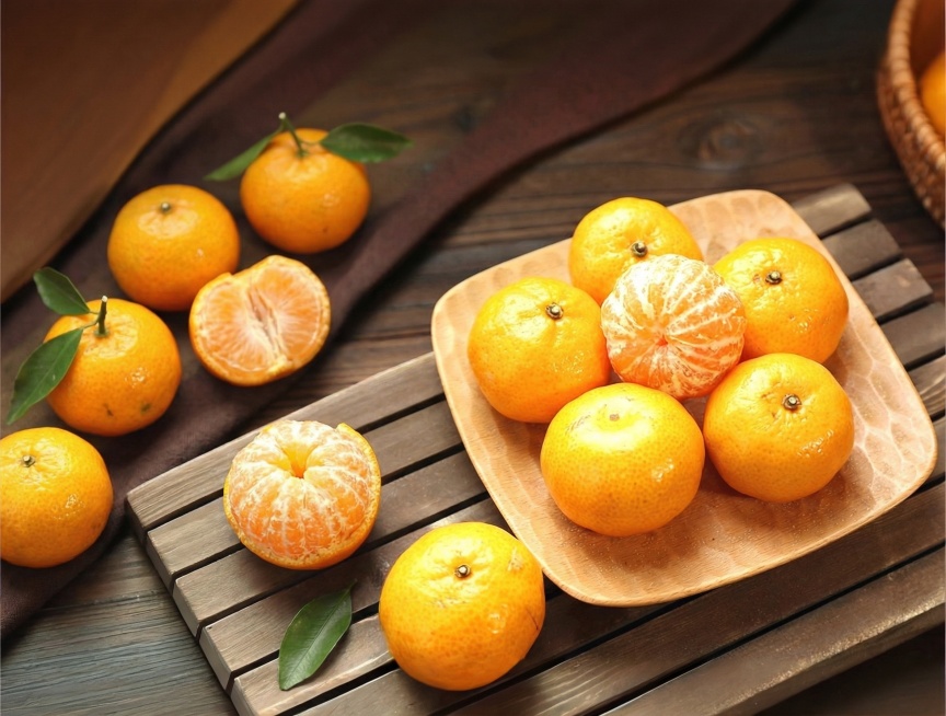 左边添加一些砂糖橘 让场景丰富起来预览效果