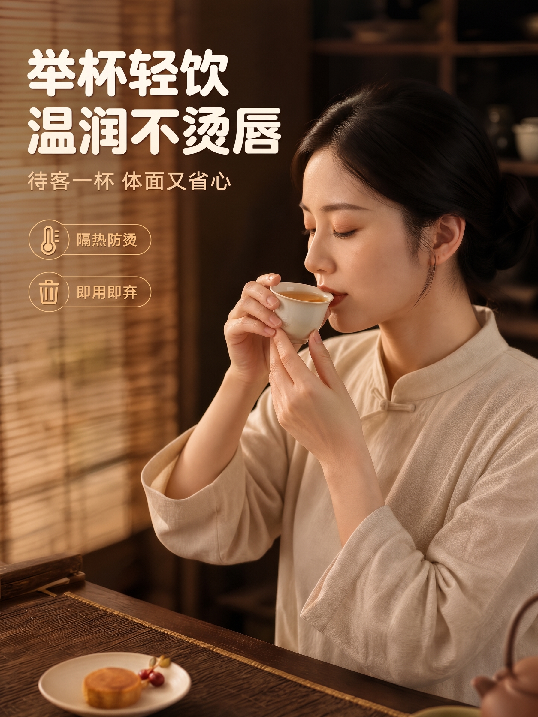 杯子的位置不自然，像假的 - 图片创意预览