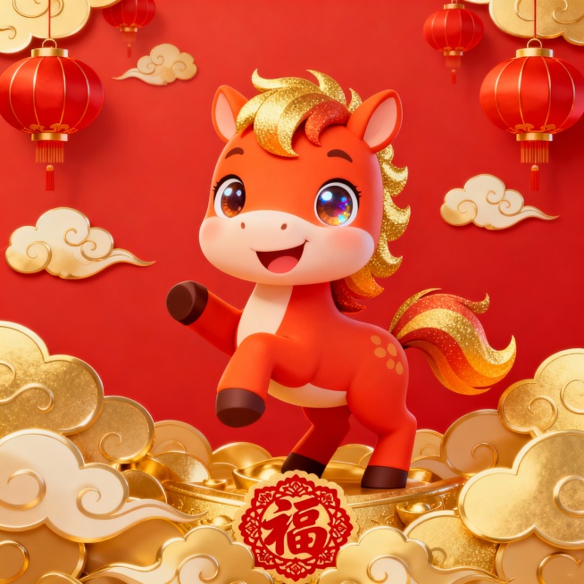 马年红包封面预览效果