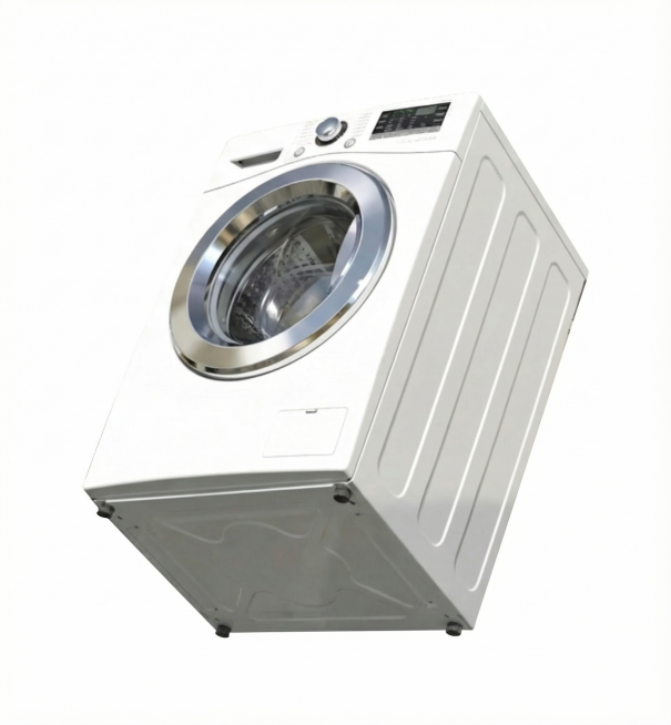 保持洗衣机角度不变，把洗衣机底部补全预览效果