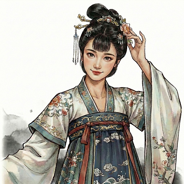 人物的肤色贴近中国人的正常肤色