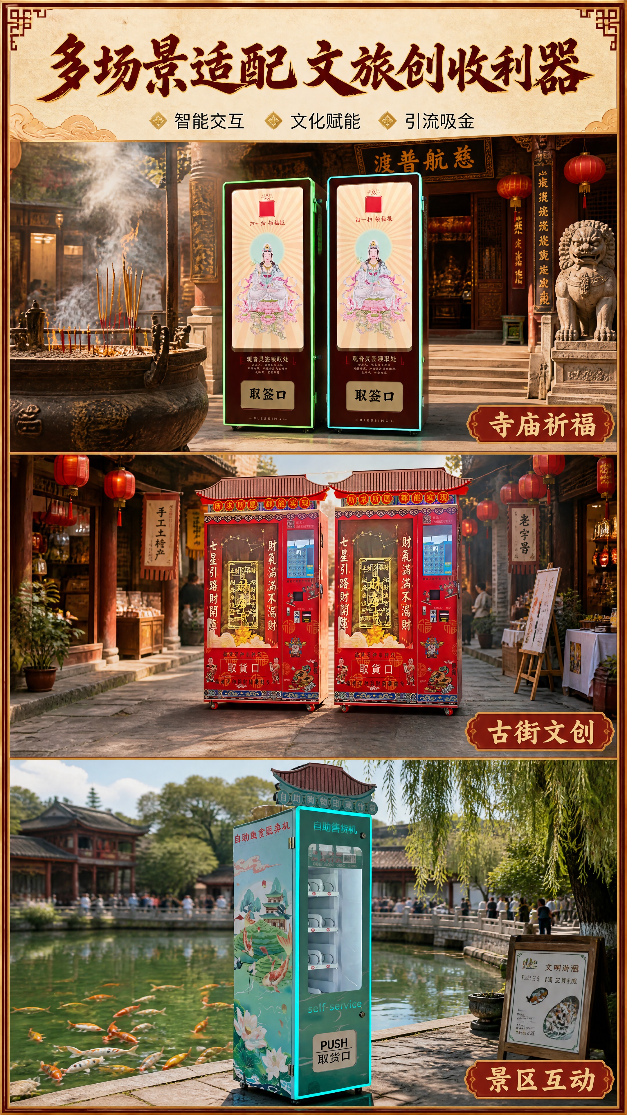 [商品] 使用【图1】观音灵签款、【图2】财神祈福款、【图3】… - 图片创意预览