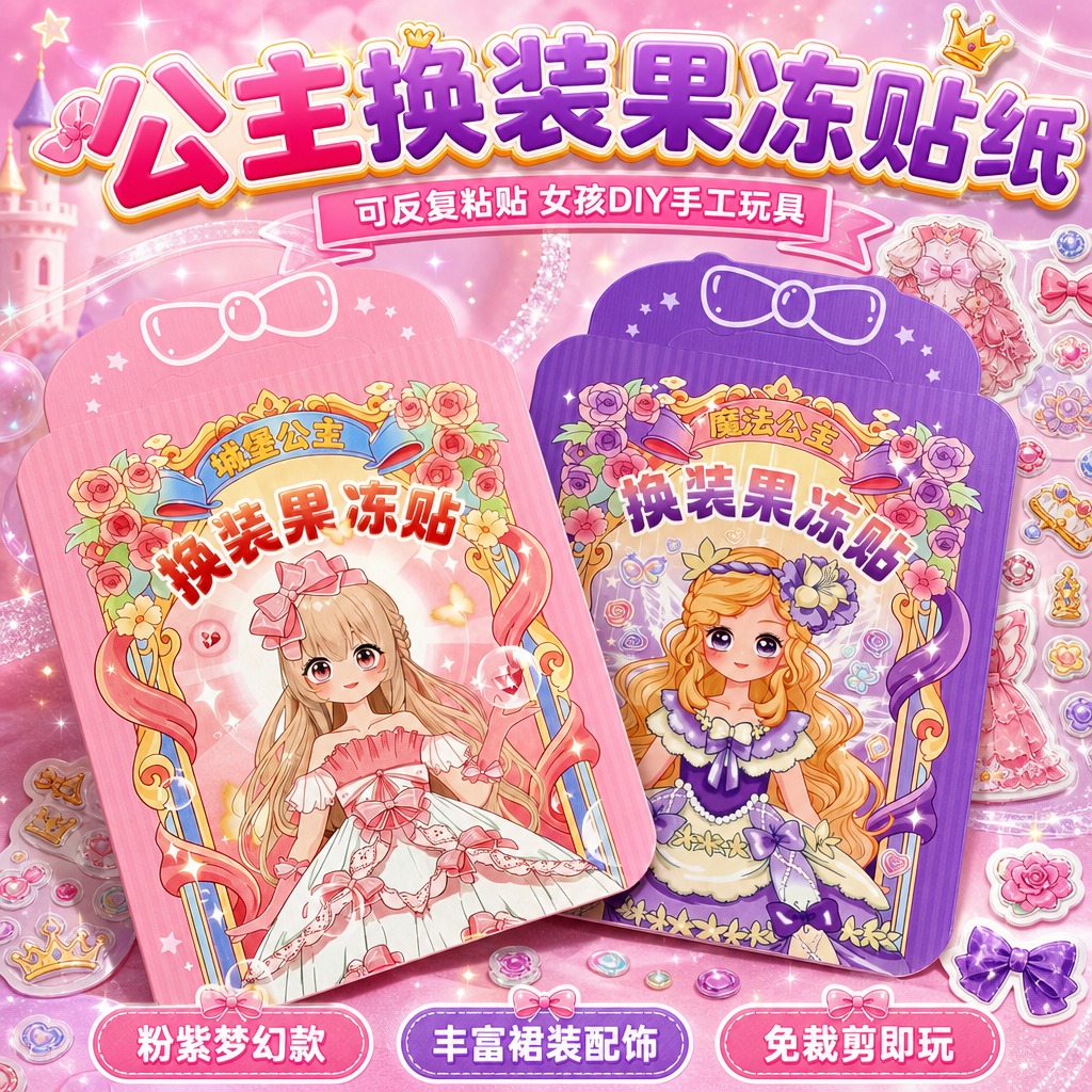 正方形1:1构图，超高清电商主图，潮玩高明亮艳风，高通透鲜亮色… - 图片创意预览