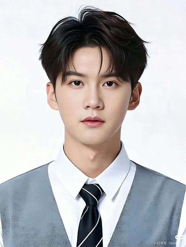 画面里的这个男生在面向镜头，向大家介绍他身后的冰雪大世界，他站在哈尔滨冰雪大世界前，旁边彩灯冰雕装点着红灯笼、福字、祥云造型彩灯，男生用哈尔滨方言热情介绍：「冰雕梦幻王国儿，灯光贼拉璀璨。我身后头就四冰雪大世界，我在哈尔滨等你一块儿过年」，整体画面年味浓郁、氛围感拉满，光影温暖喜庆，适配春节新春氛围。