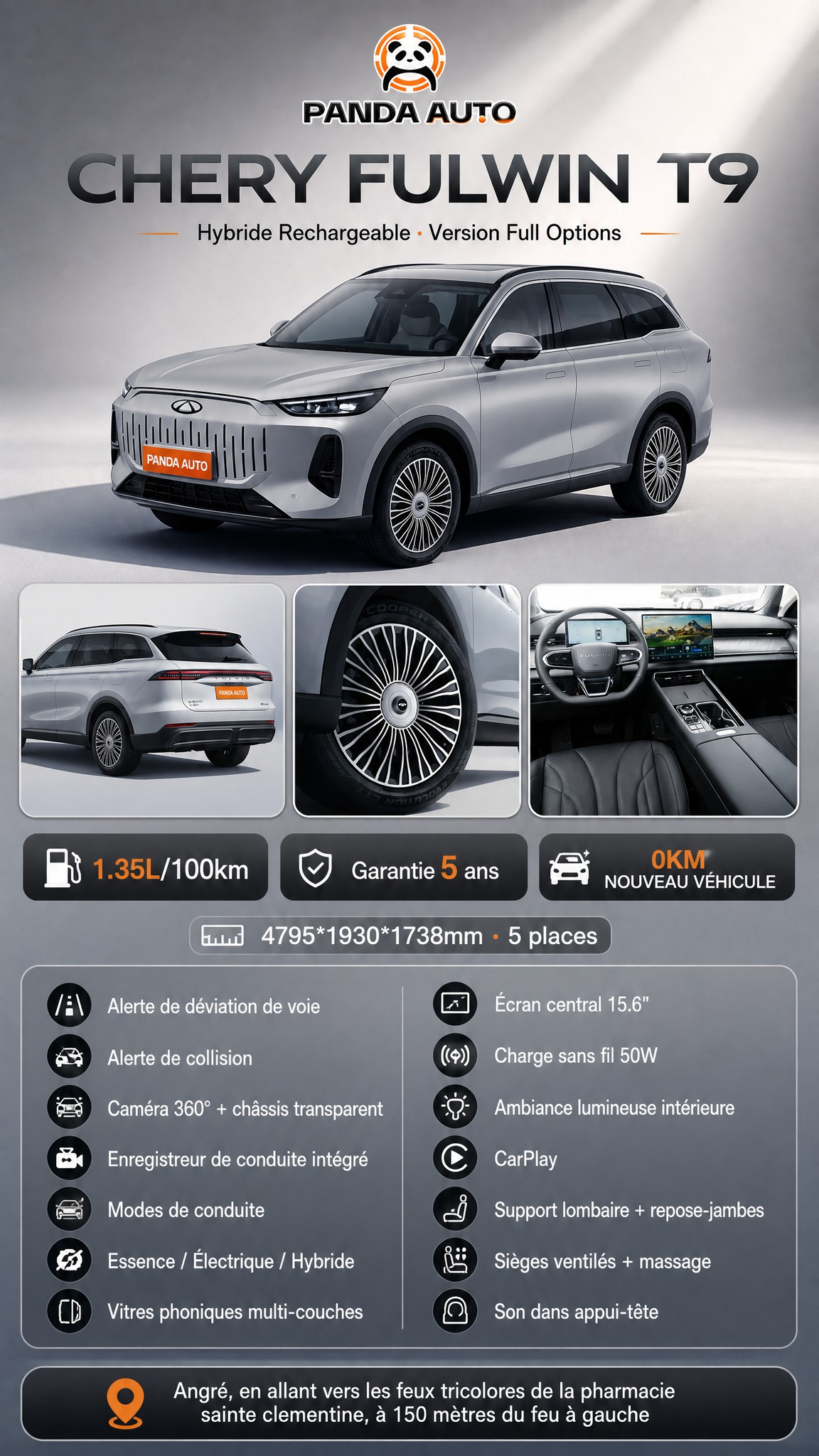 CHERY FULWIN T9 奇瑞风云T9插电混动SUV汽车… - 图片创意预览