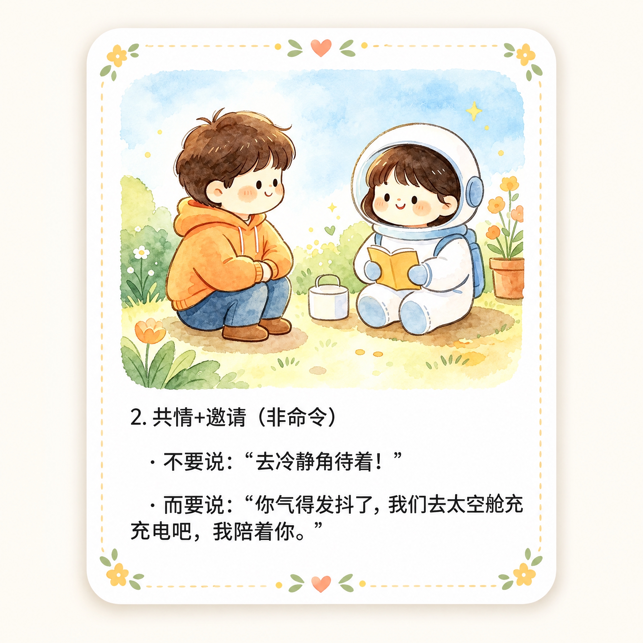 将这张图片做成精美的卡片样式，保留原图中的插画和所有文字内容，… - 图片创意预览