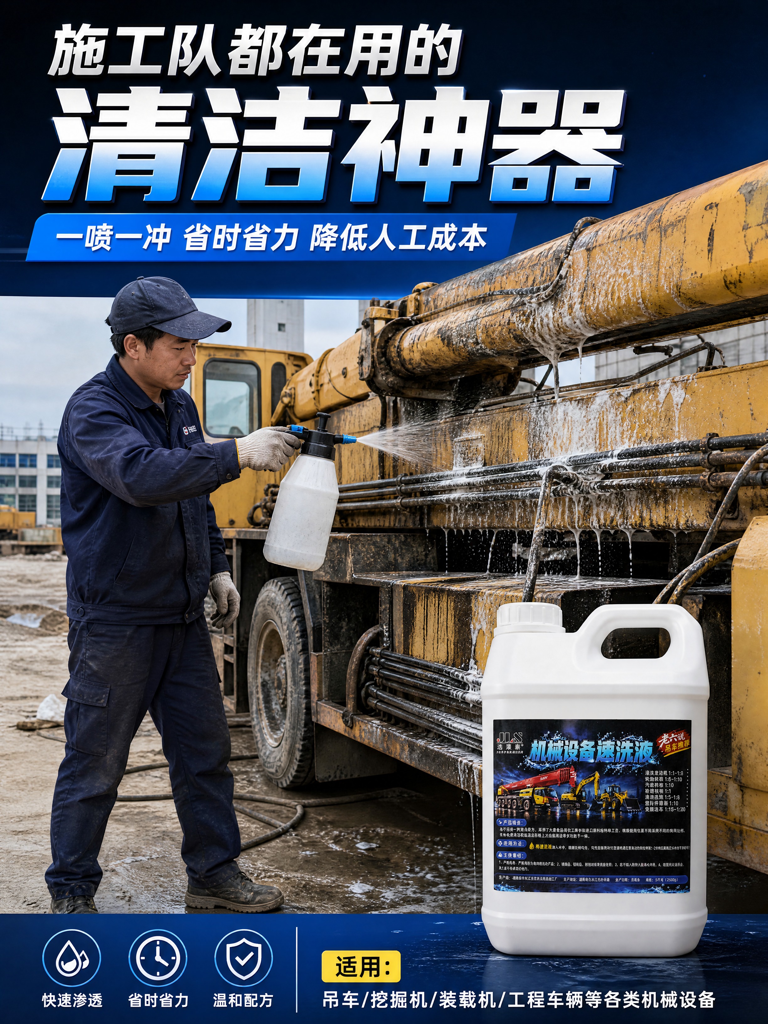 [商品] 使用【图1】白色塑料桶装机械设备速洗液，保留桶身标签… - 图片创意预览