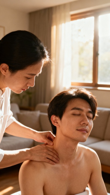 生成50张上门按摩推拿图片预览效果