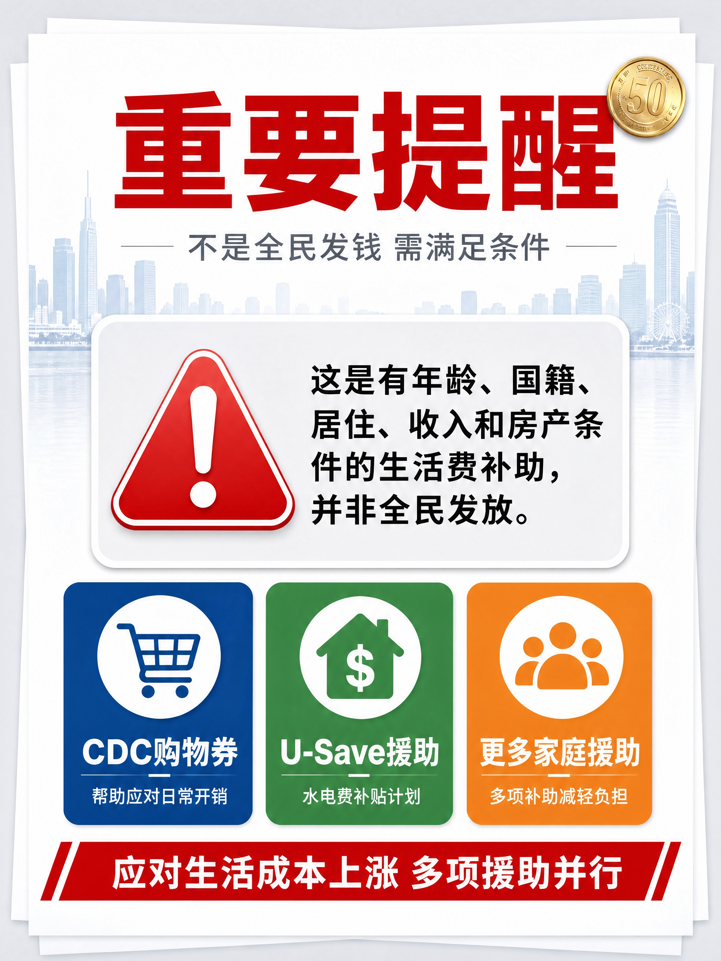 参考图风格统一：政务资讯图文海报，红白蓝配色，白色纸张叠层背景… - 图片创意预览
