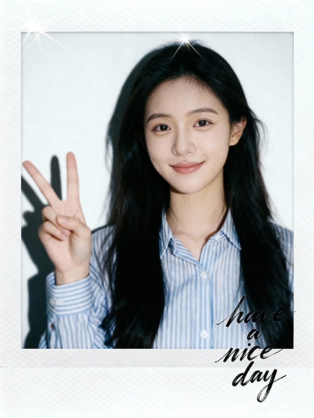 AI人像照拍立得撕拉片生活照