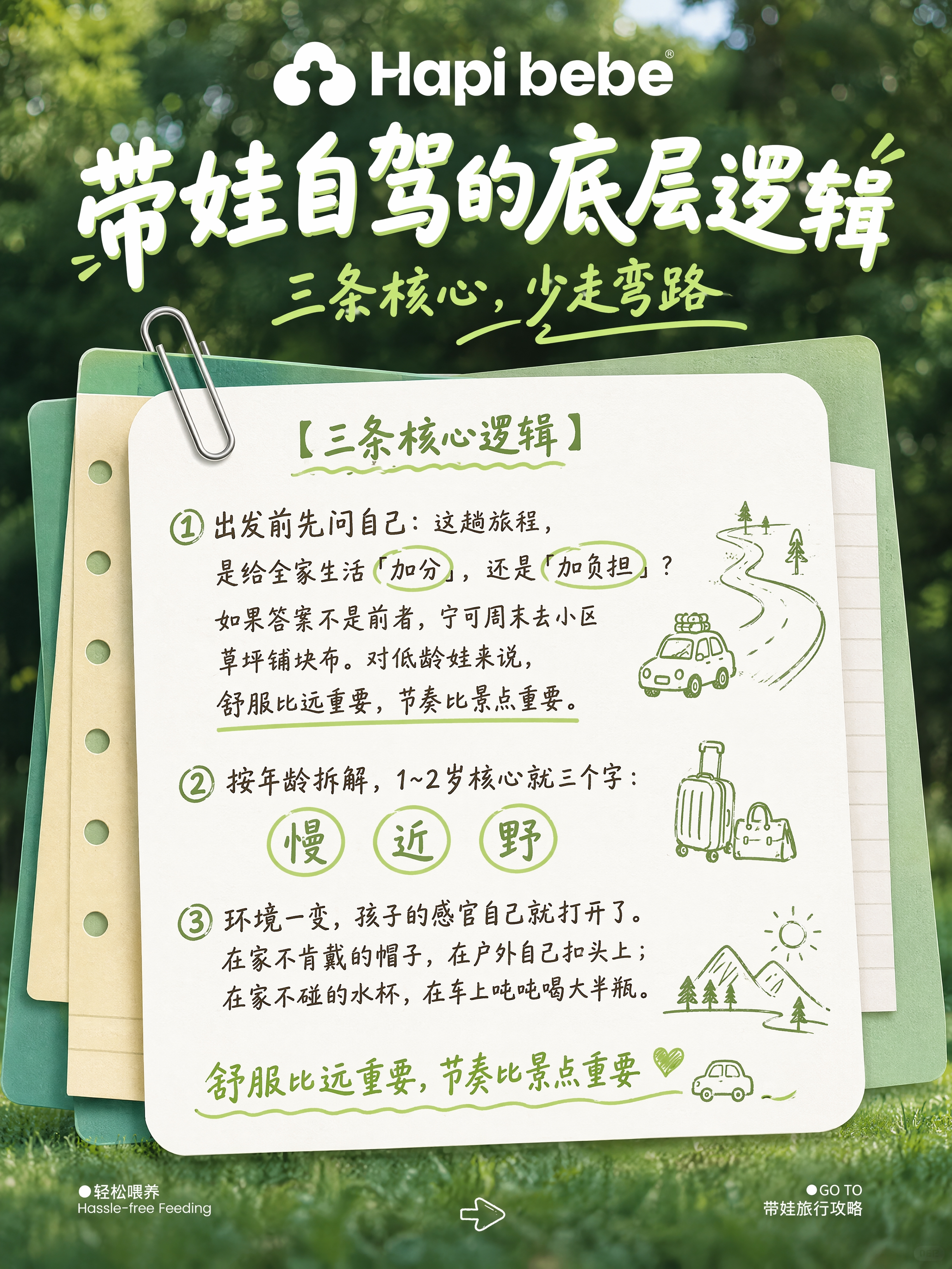 小红书笔记干货配图，手账便签风格，ins清新自然风，版式骨架、… - 图片创意预览