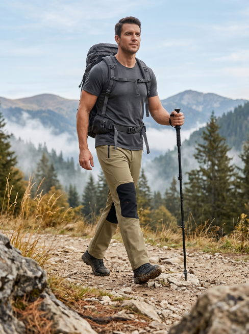 Commercial outdoor lifestyle advertising image, 32-year-old well-proportioned muscular European man预览效果
