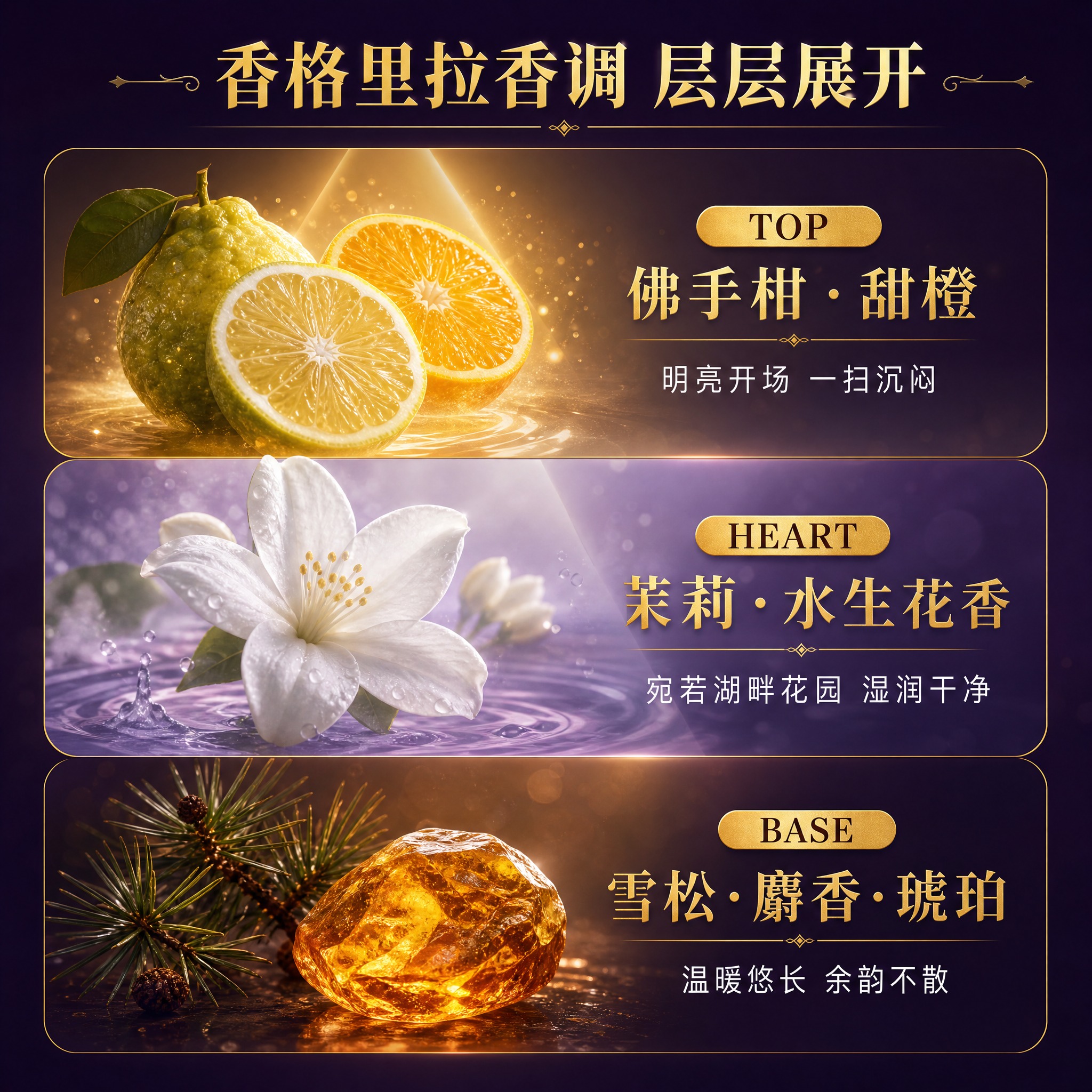 [主图-2] 美临家香格里拉香氛喷雾 香调解析。 [统一基调]… - 图片创意预览