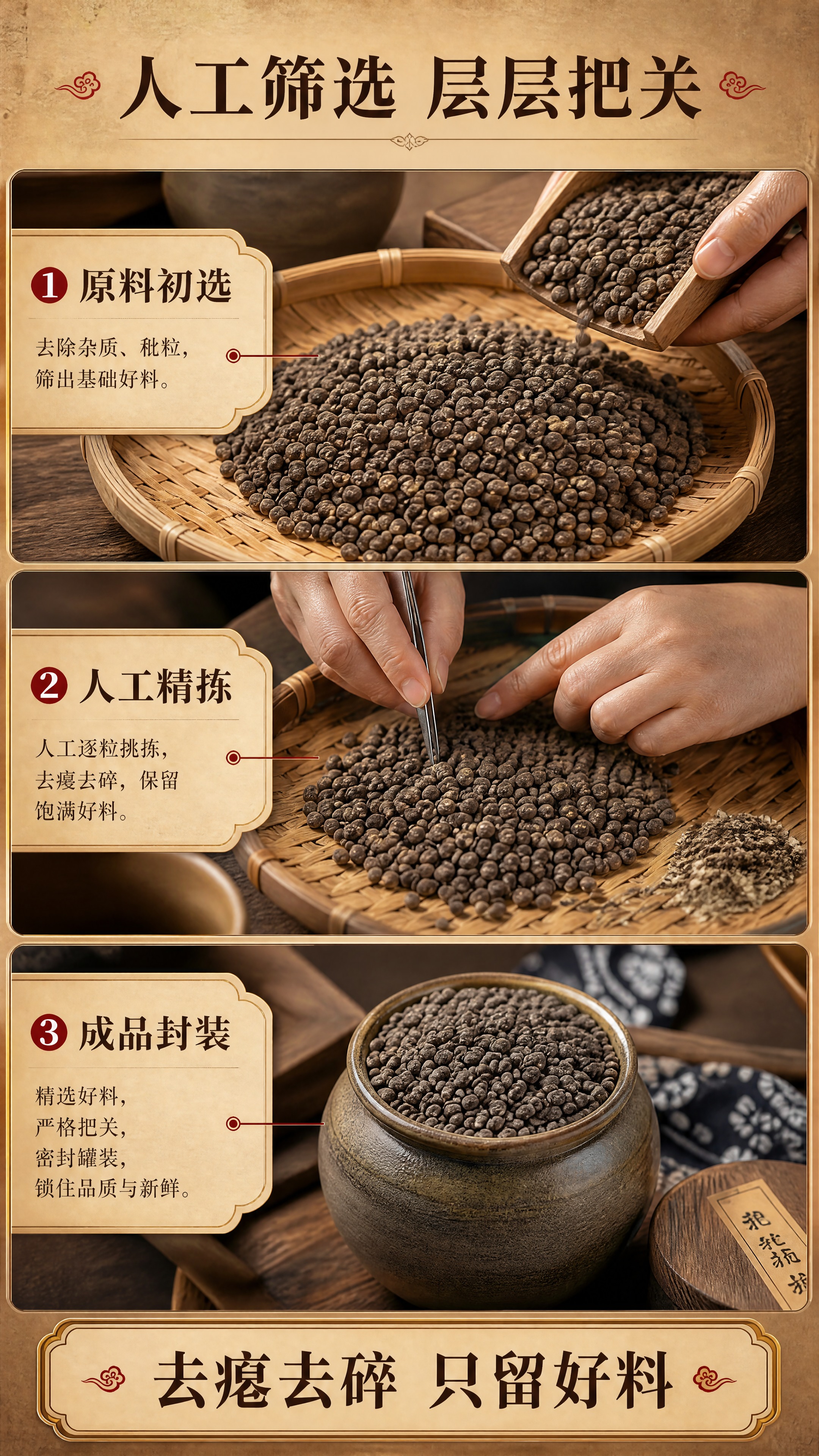 [商品] 使用【图2】黄葵子颗粒实物白底图；保留黄葵子棕褐色、… - 图片创意预览