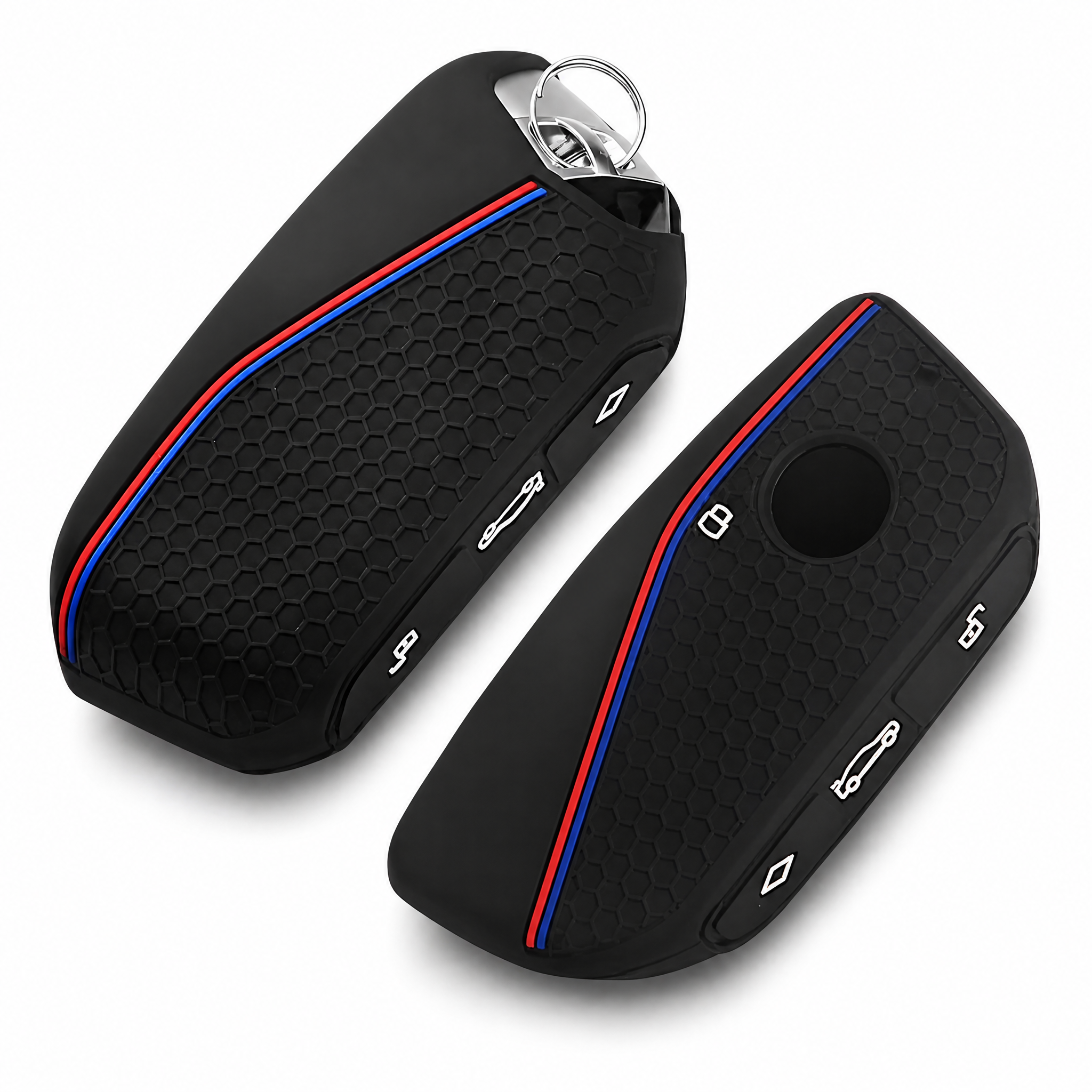 [主图-1] 2 Pack Silicone Key Fob… - 图片创意预览