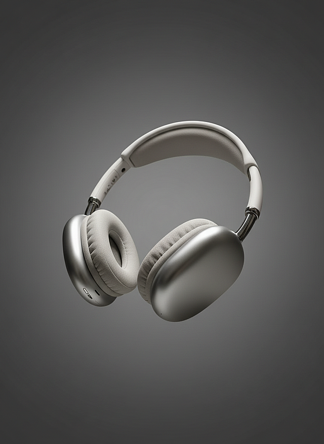 将产品进行商业级精修，去除瑕疵、划痕，光影立体感强烈，材质明暗关系强烈，提升整体质感和高级感，整体亮度提高。产品放大，放置在一个干净高级的深灰渐变背景上