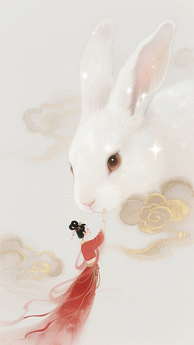 嫦娥仙子与他的灵兽，中秋国庆双倍快乐