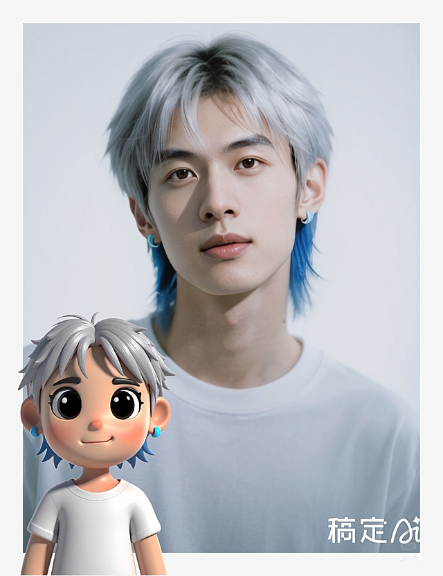 时尚潮流3D拟人风，2D&3D混搭设计，展现个性与创意。