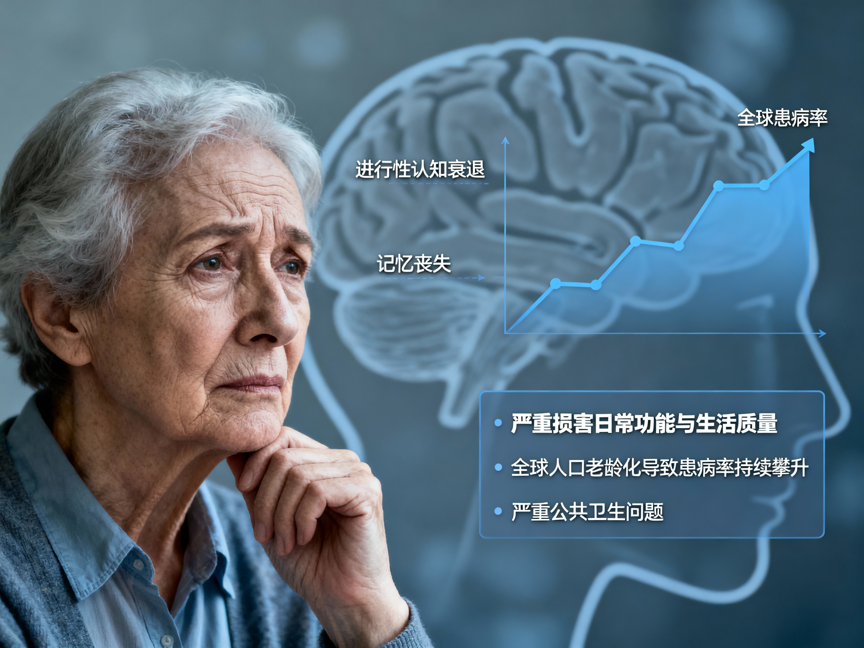 依照下列话绘制一个背景图：阿尔茨海默病（Alzheimer's… - 图片创意预览