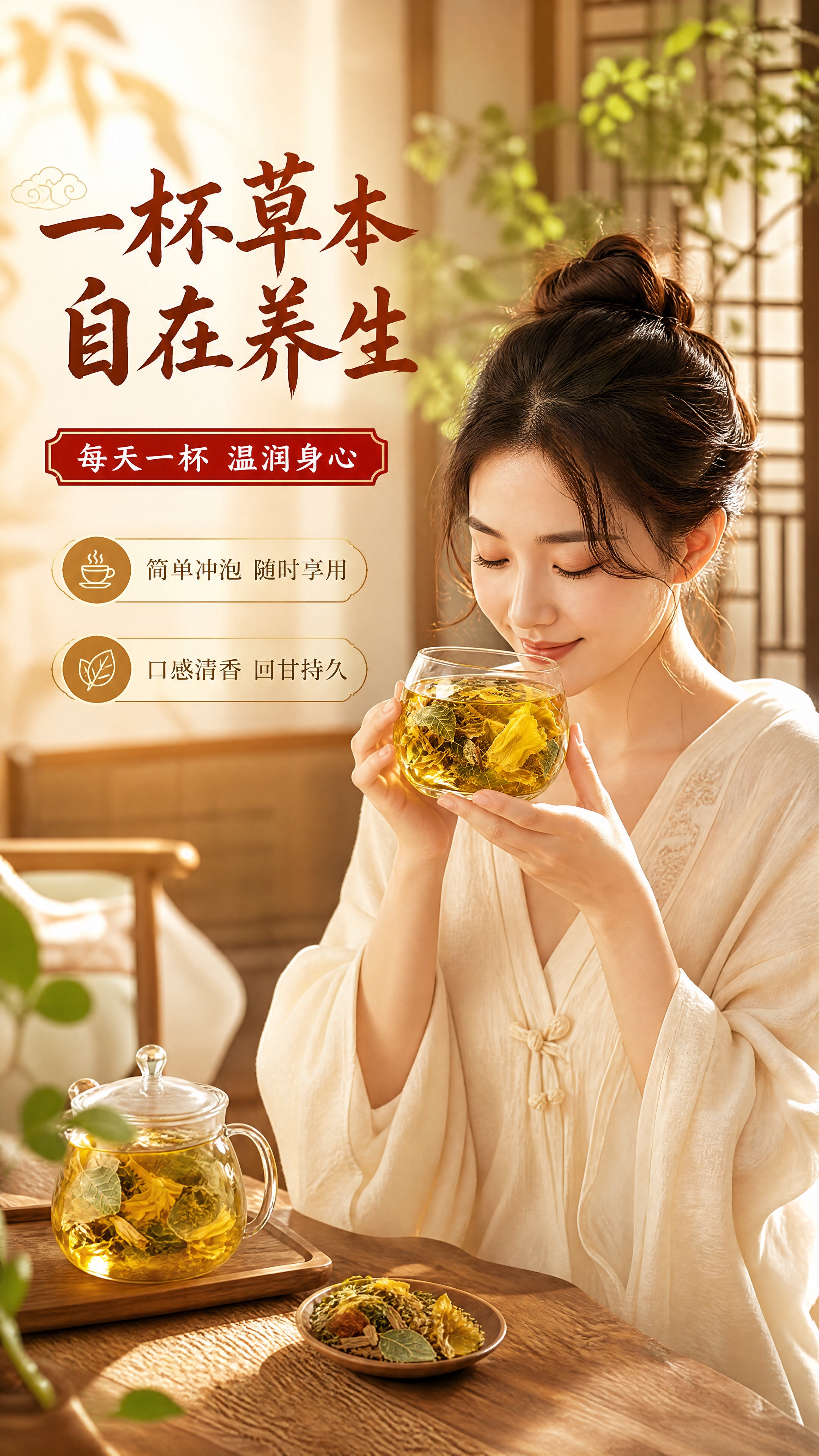 [商品] 使用【图2】玻璃杯冲泡的茶饮，保留茶汤和原料形态；将… - 图片创意预览
