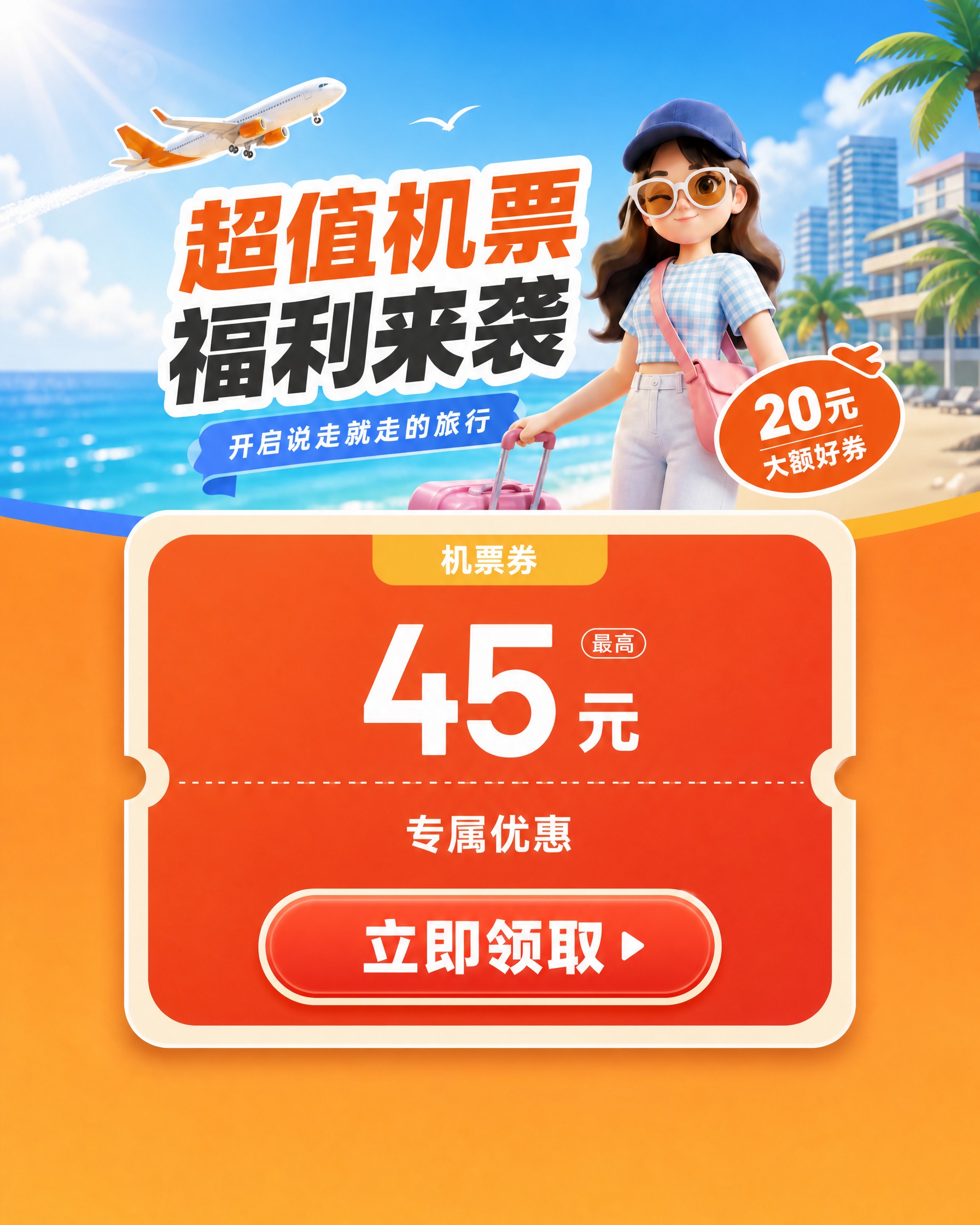 优化整体布局使其协调美观，将上方标题区域和人物适当缩小调整位置… - 图片创意预览