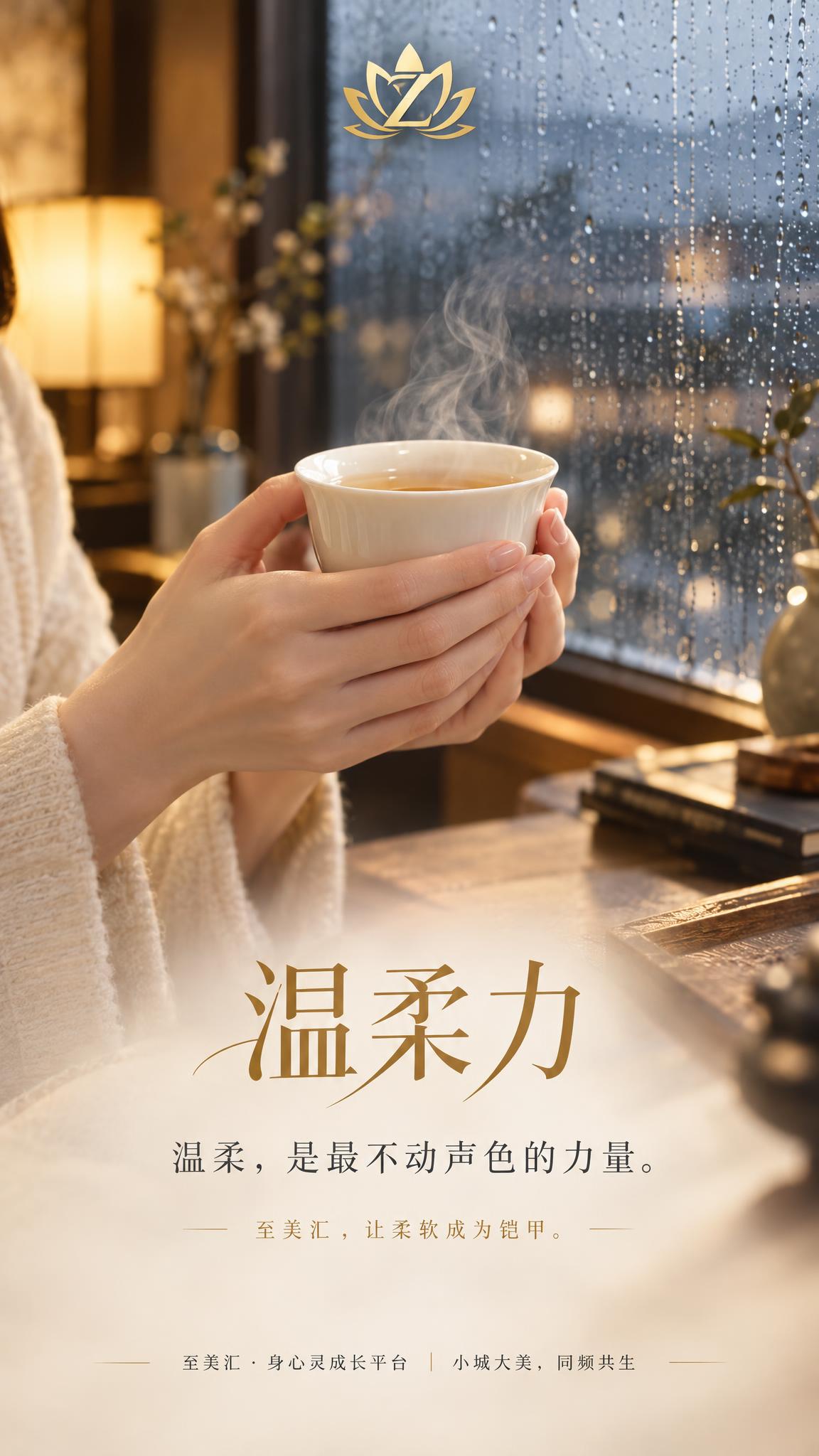 高级品牌主视觉海报，9:16竖版，禅意美学风格，精英女性生活方… - 图片创意预览