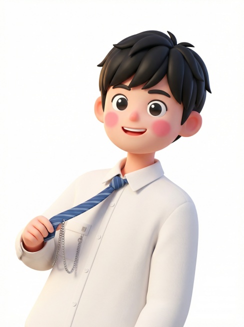 将#1改成#2的3D卡通风格预览效果