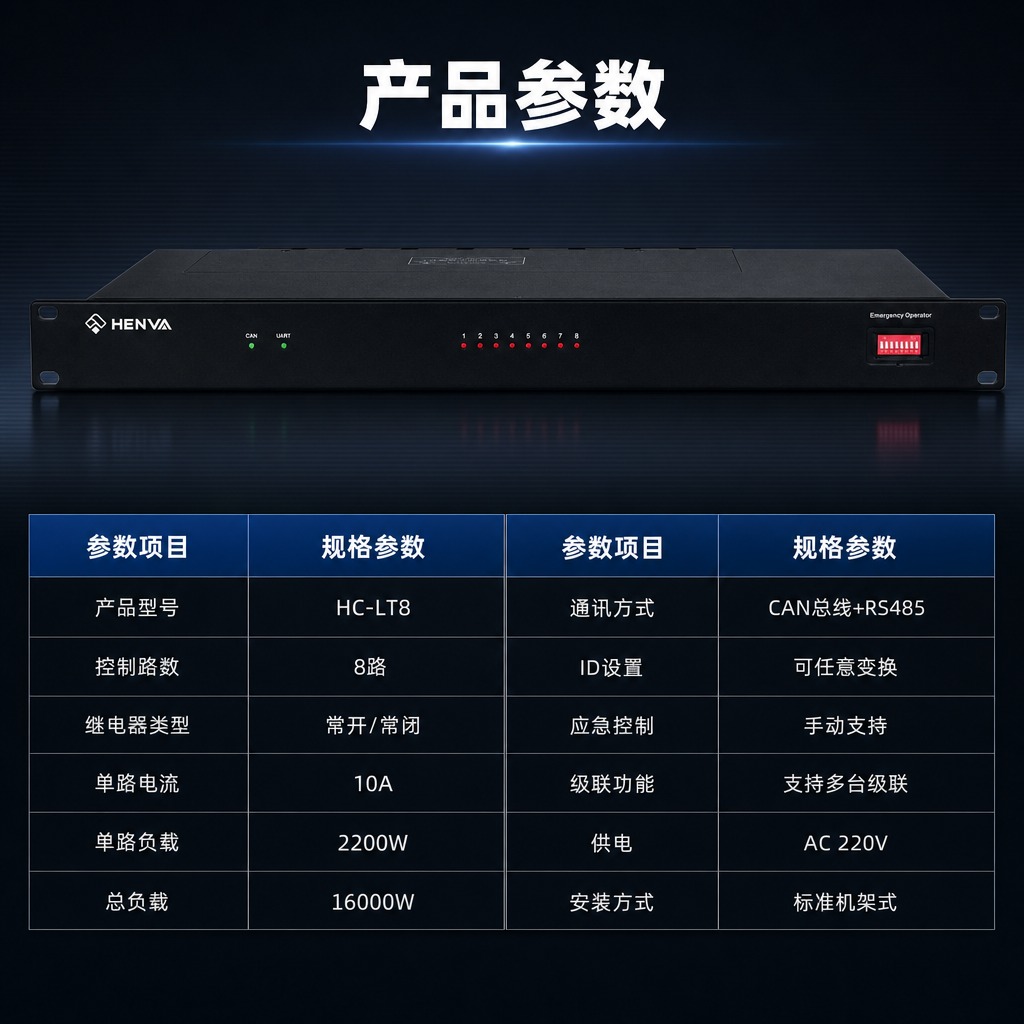 [商品] 使用【图1】8路强电控制器HC-LT8，保留黑色金属… - 图片创意预览