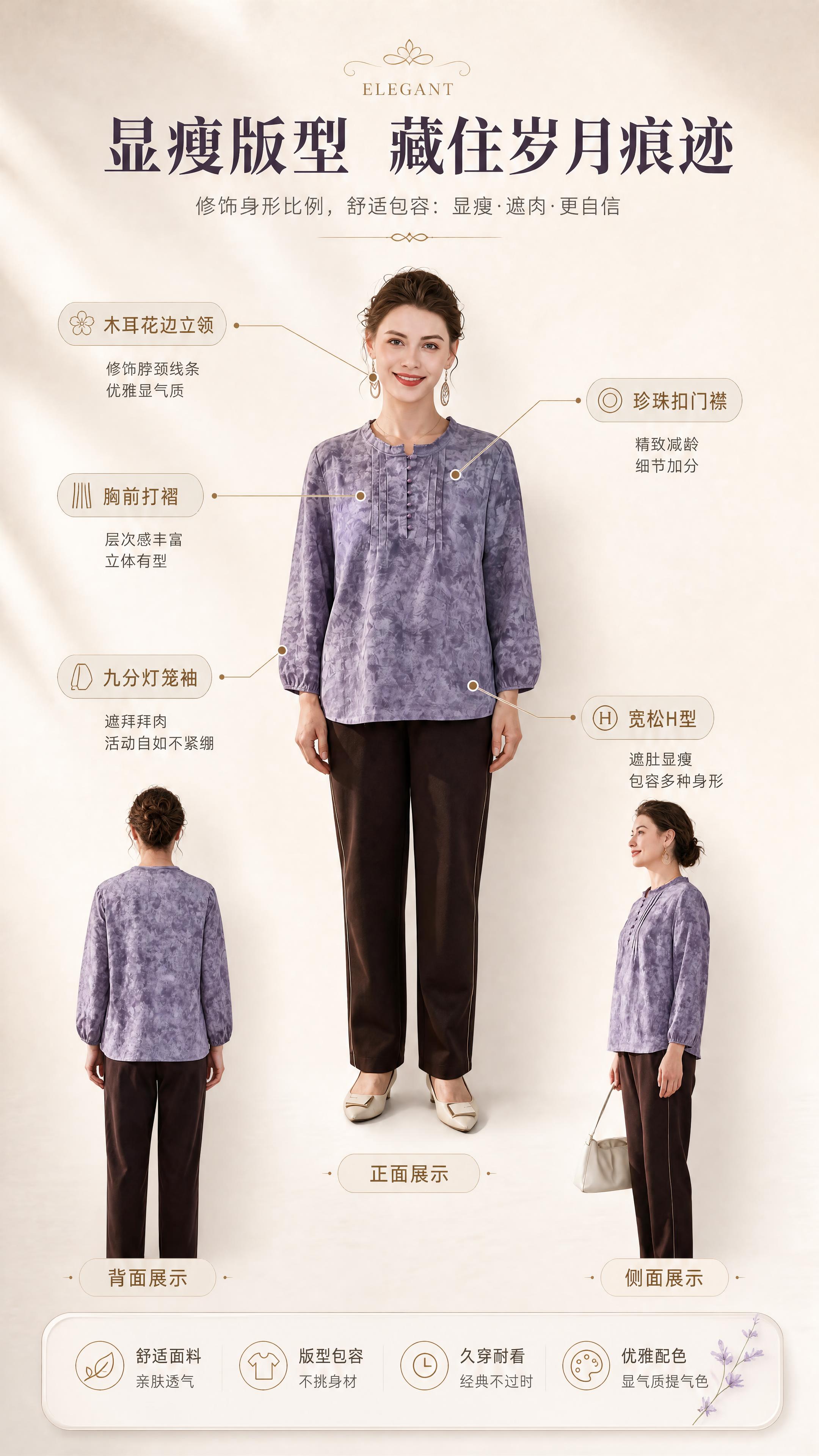 [商品] 使用【图4】正面、【图5】背面、【图6】侧面模特图；… - 图片创意预览