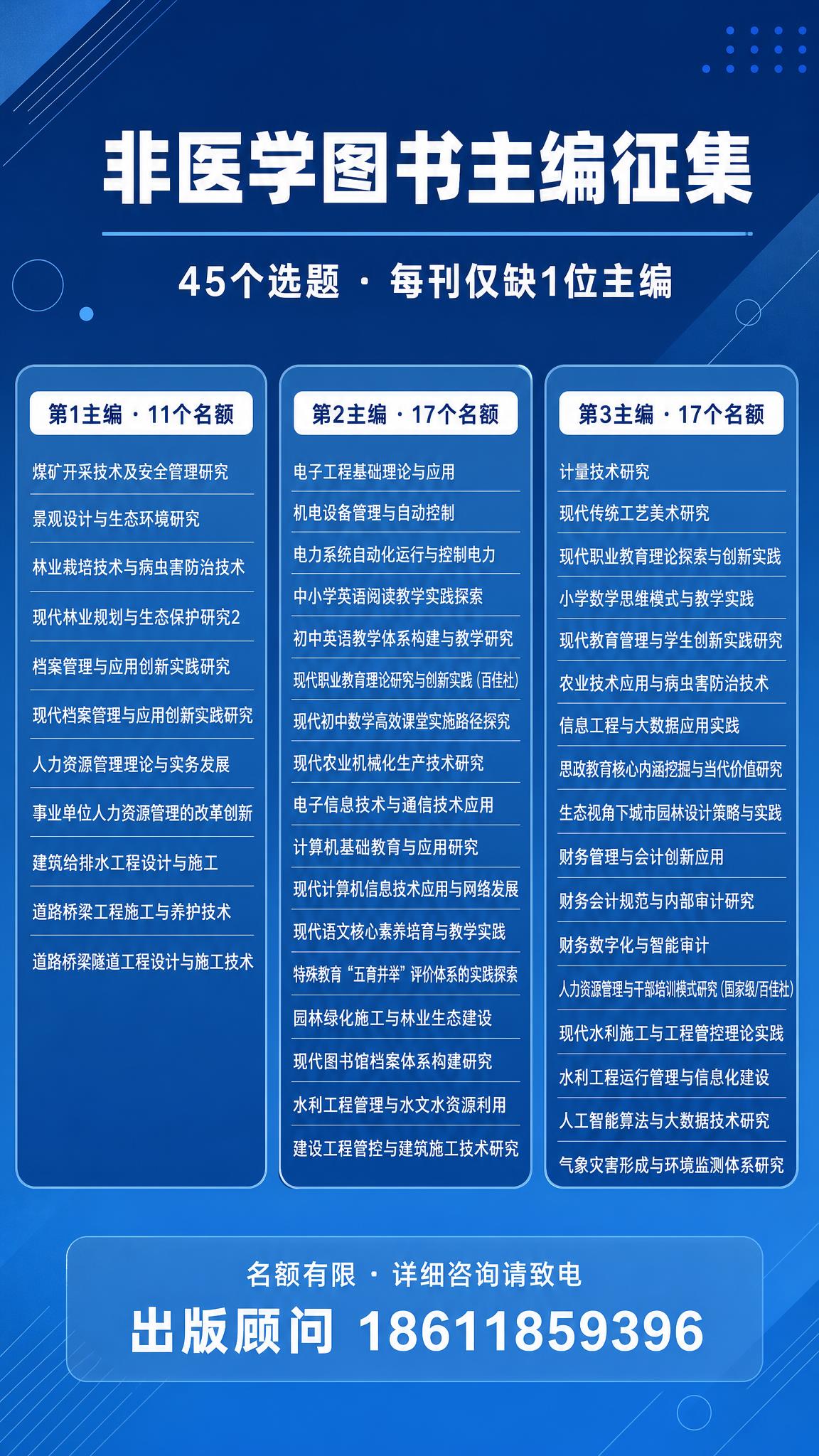 一张竖版中文商务信息海报，蓝色简约底，扁平商务设计风格，整体留… - 图片创意预览