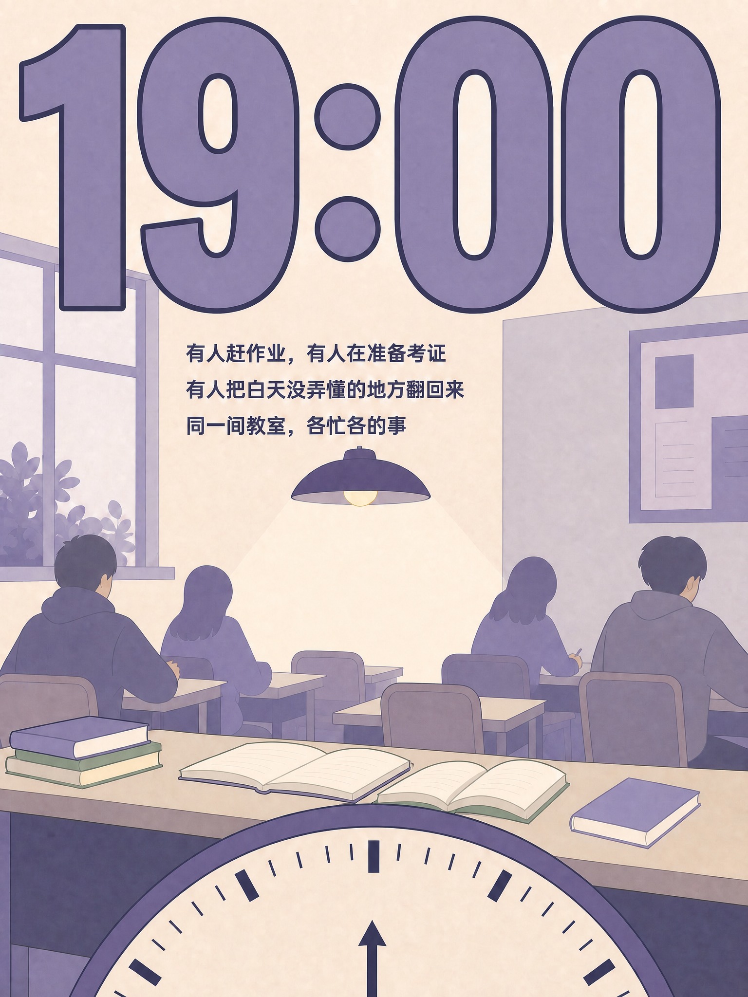 保持画面中除了主体大学生人物之外的所有元素完全不变，包括大数字… - 图片创意预览