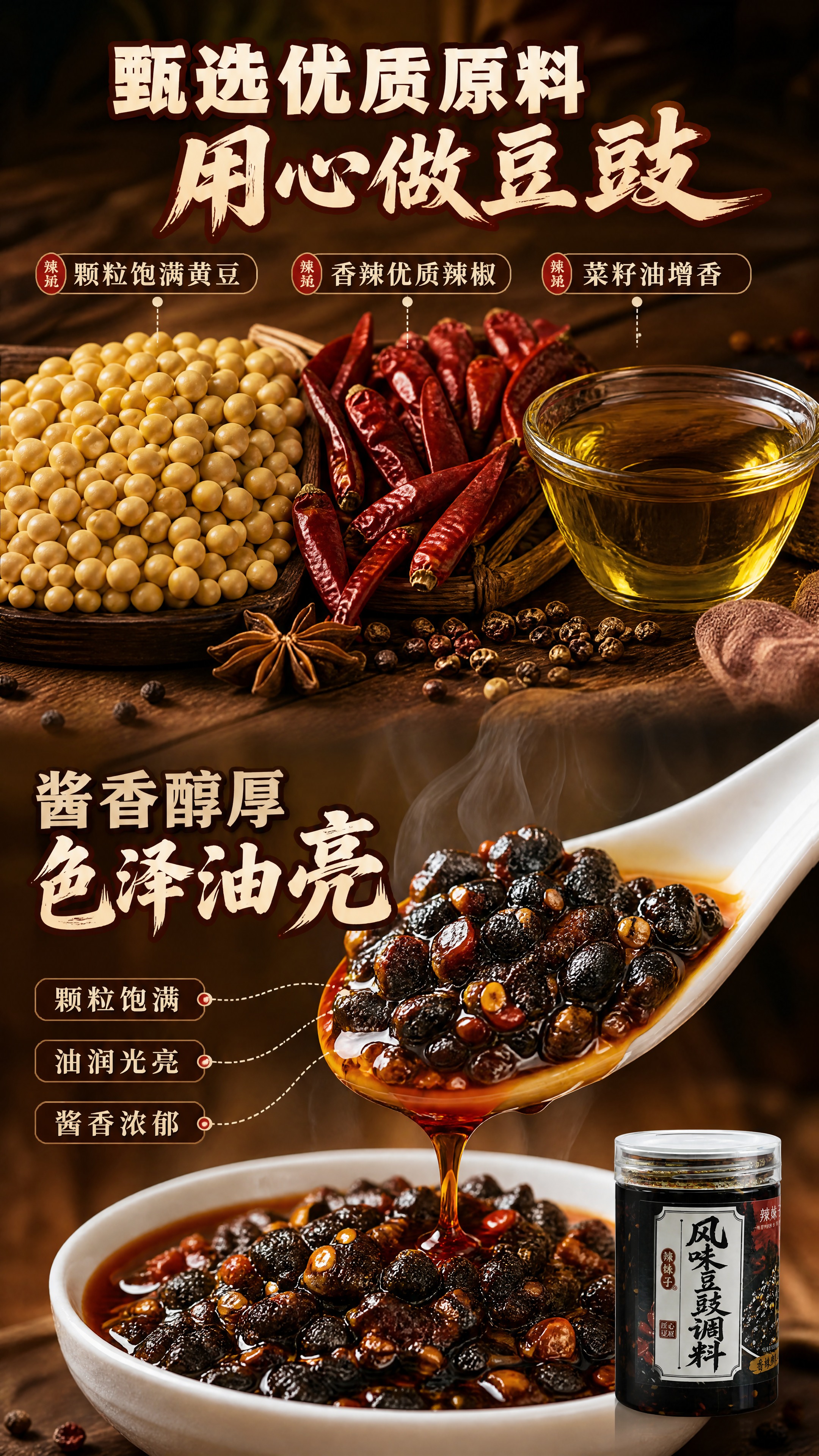 [商品] 使用【图2】辣妹子风味豆豉调料罐，保留罐体、标签、L… - 图片创意预览