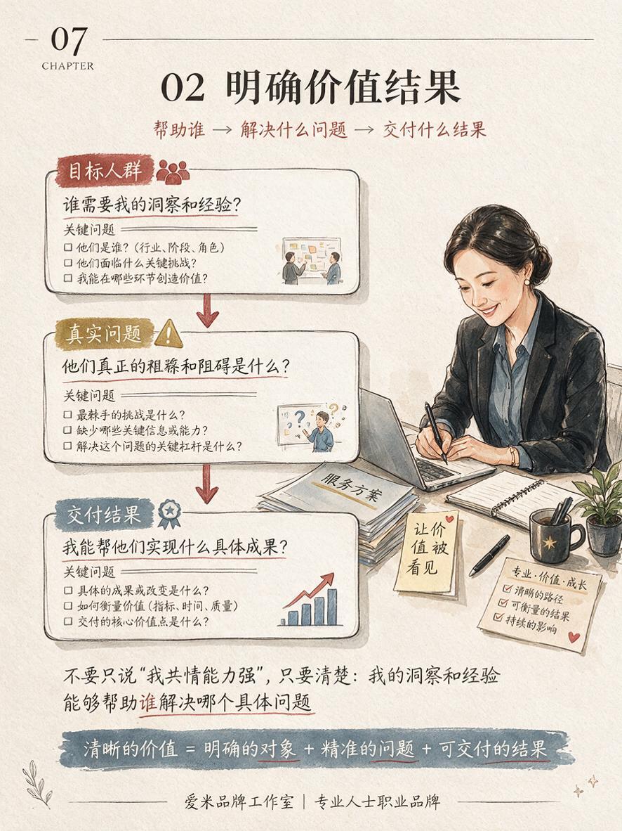 竖版小红书图文内页，尺寸比例3:4，现代职业咨询手绘信息图风格… - 图片创意预览