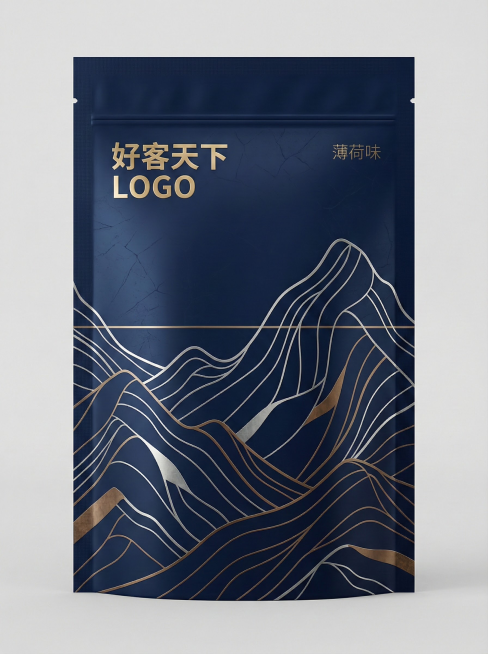 LOGO见附图。
正面提示词：
masterpiece, best quality, ultra-detailed, 8K, professional packaging design flat la预览效果