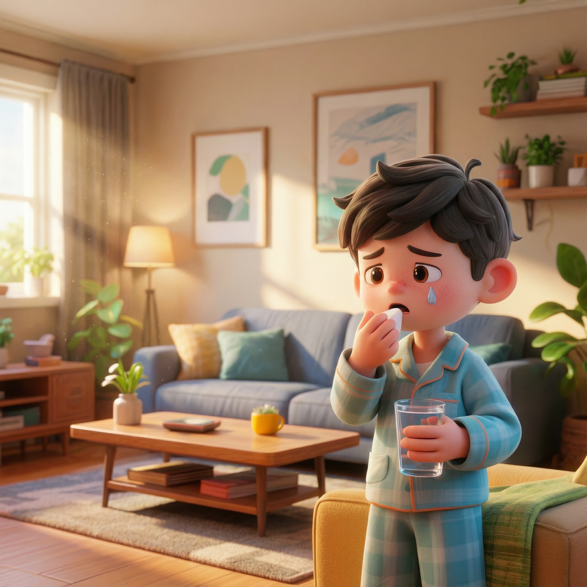 去除文字，画面换成白天的客厅 - 图片创意预览