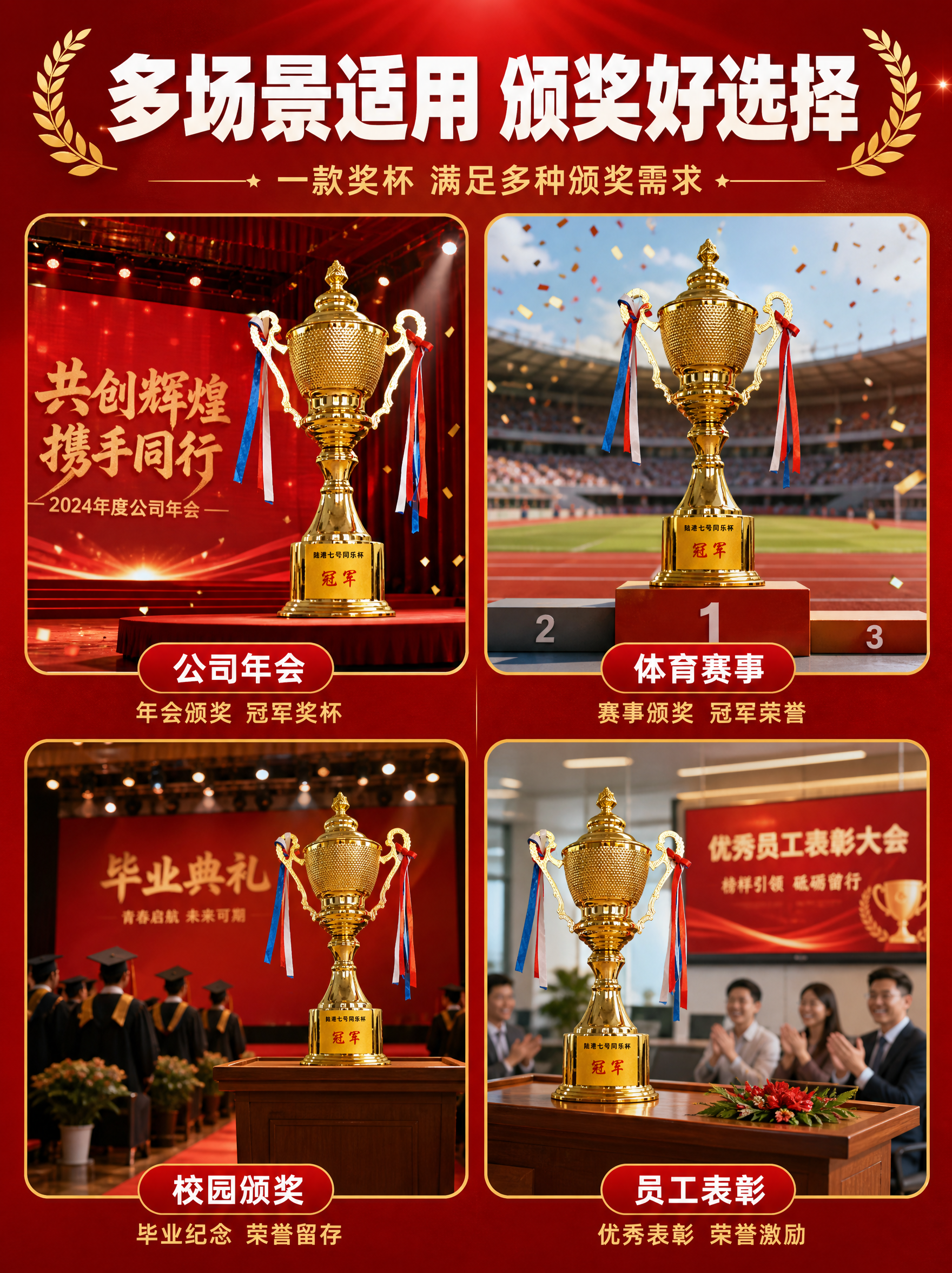 [商品] 使用【图1】金色金属奖杯（陆港七号同乐杯 冠军款）；… - 图片创意预览