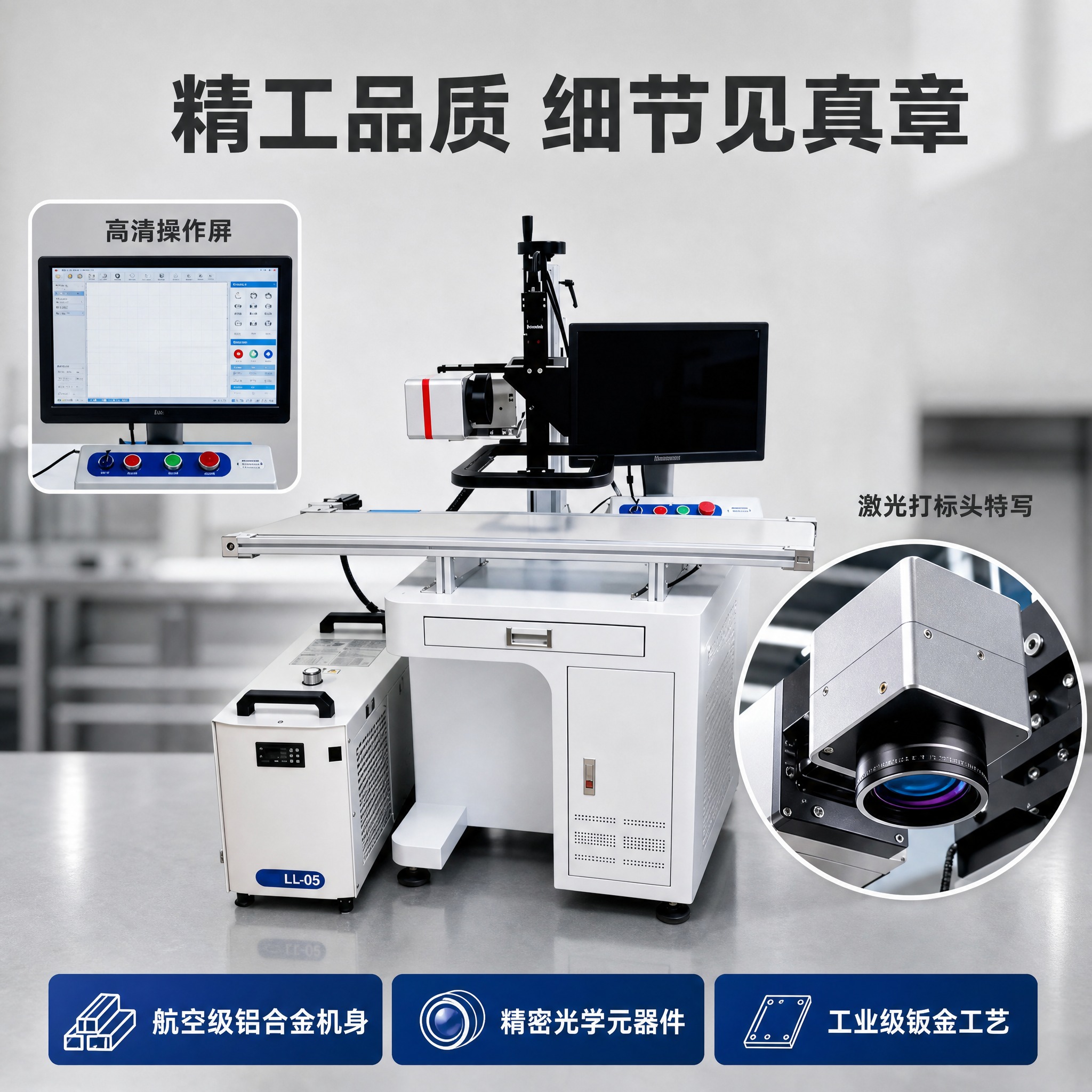 [主图-3] 材质工艺与细节特写图，展示设备做工品质与关键部件… - 图片创意预览