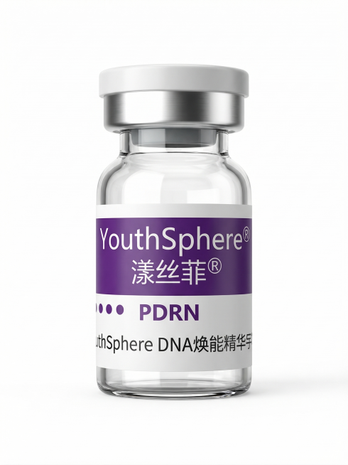 对该产品进行精修，将产品置于纯净的纯白背景上。正视图，正视角，3D渲染效果，精准还原产品颜色与包装材质，突出玻璃瓶身的晶莹剔透质感，强化瓶身的高光反射与阴影层次，让产品看起来崭新，瓶身光影立体感强，提预览效果