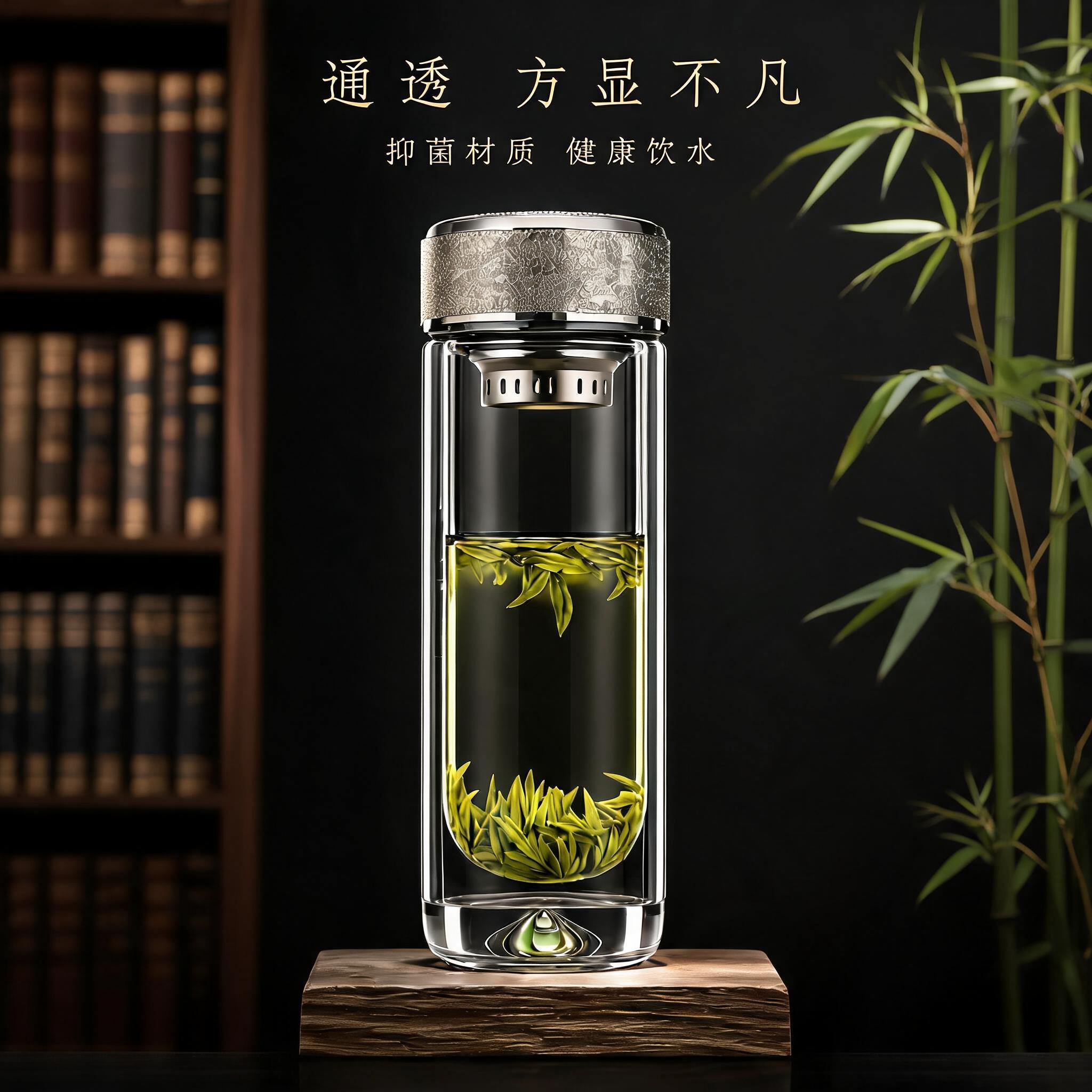 完全保留原图金属镜面杯盖，杯盖造型、弧度、金属色泽、镜面反光、… - 图片创意预览